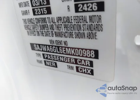 2014 Jaguar F-Type V8 S z USA, uszkodzony, nr VIN SAJWA6GL6EMK00988